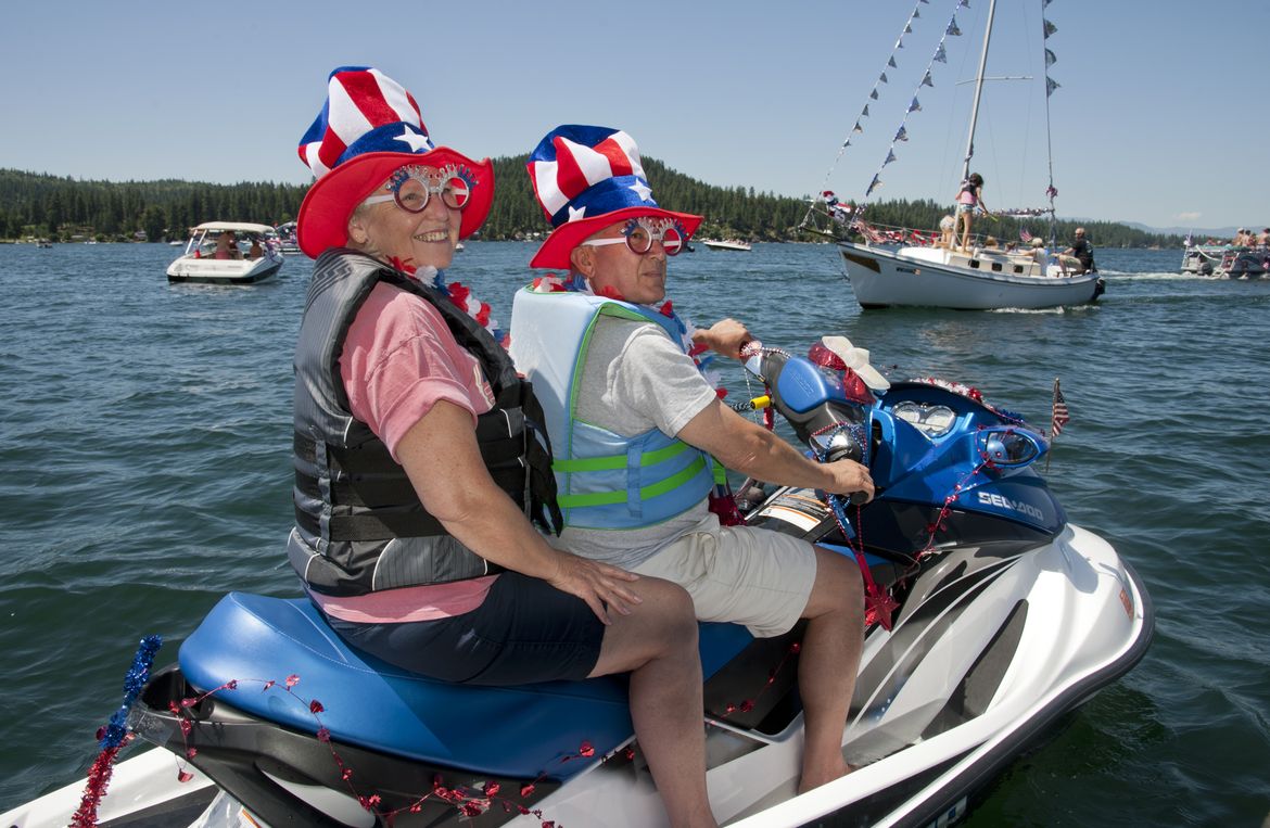Loon Lake Fourth of July Boat parade A picture story at The Spokesman