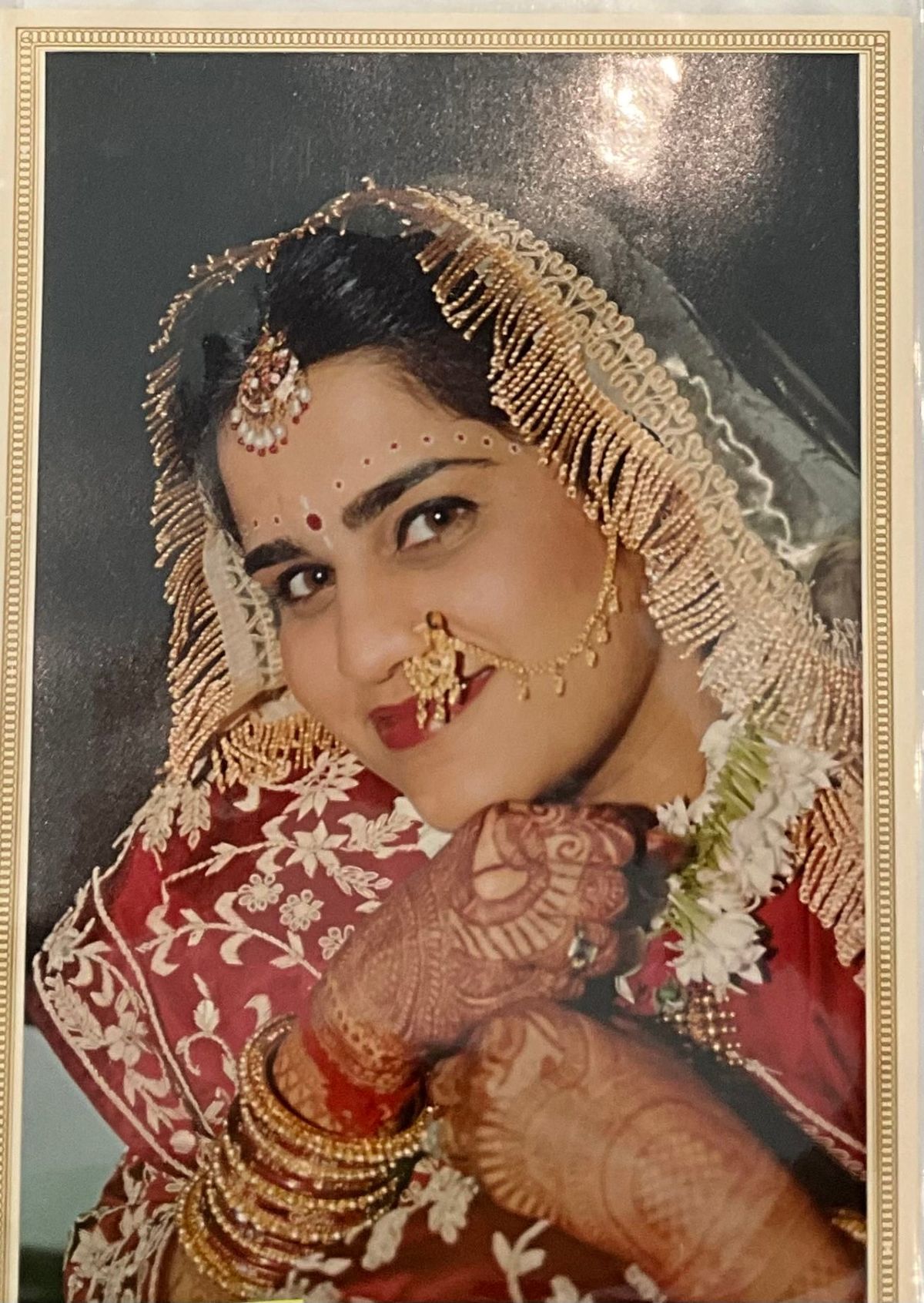 Zarna Garg’s bridal portrait.  (Courtesy of Zarna Garg)