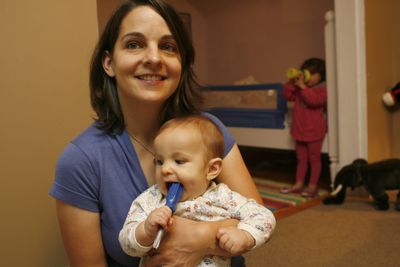 Chicago Tribune reporter Trine Tsouderos tries biodegradable diapers for her 7-month-old baby. McClatchy Tribune (McClatchy Tribune / The Spokesman-Review)