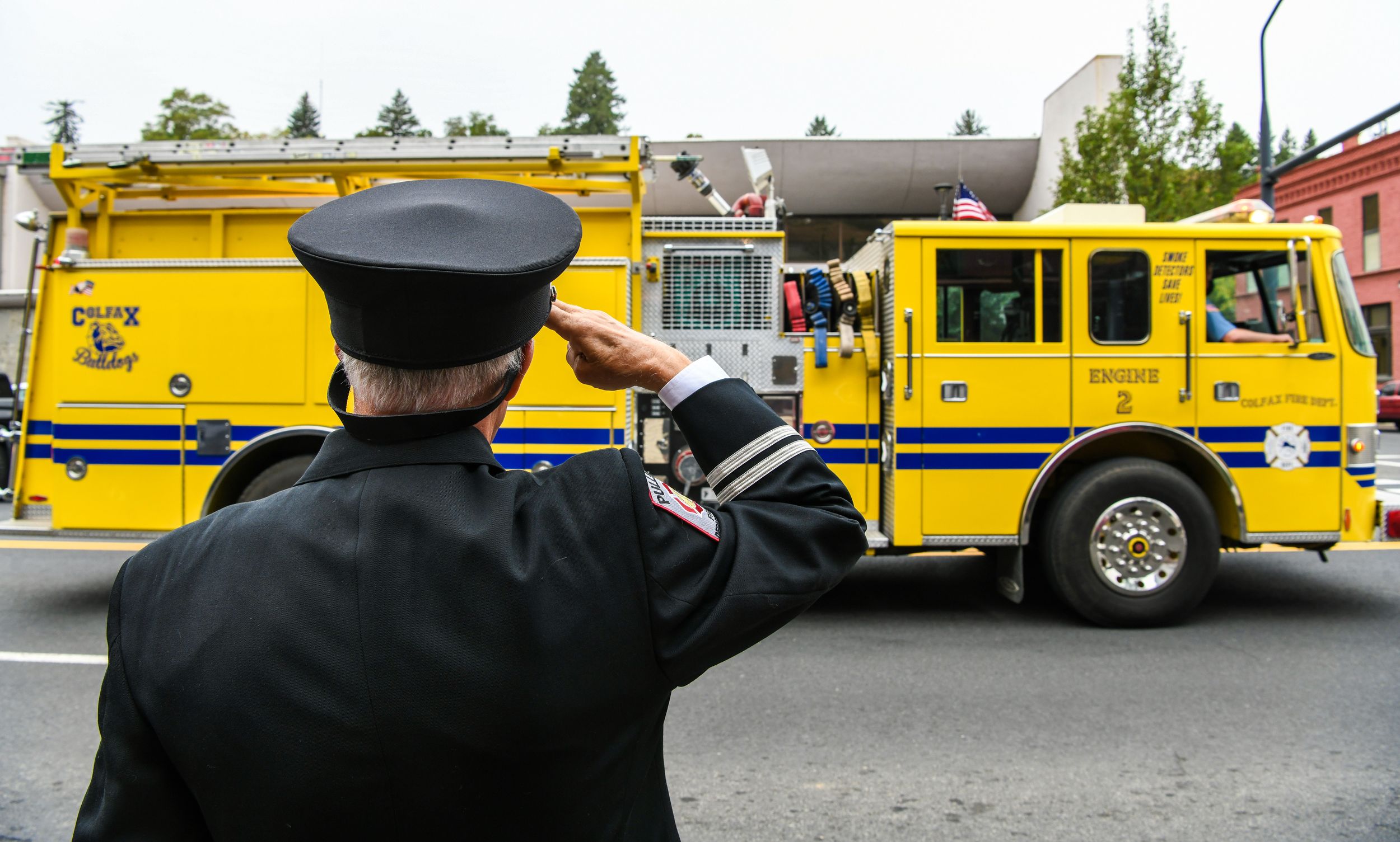 Fire crews from across the state honor Colfax Fire Chief Sept. 10