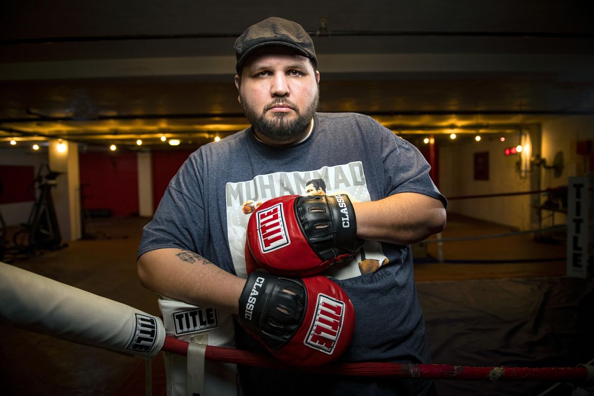 Former heavyweight champion and Rogers High graduate Chauncy Welliver will return to the ring at Coeur d’Alene Casino’s House of Fury on Oct. 13. (Colin Mulvany / The Spokesman-Review)