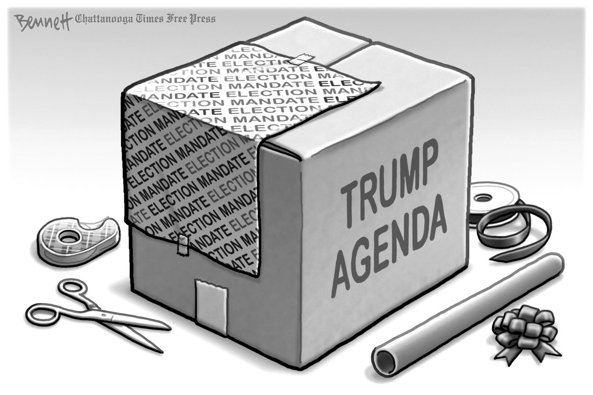 Clay Bennett cartoon  (Clay Bennett)