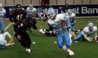 
Central Valley's Zach Evans finds the hole and the end zone against Lewis and Clark last fall. Evans plans to attend Washington State University in the fall and hopes to participate in intramural sports.
 (File / The Spokesman-Review)
