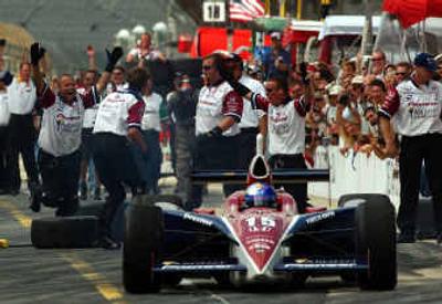 
The crew of pole-sitter Buddy Rice celebrates winning the Pit Stop Challenge on Thursday. The 88th running of the Indianapolis 500 is today. The crew of pole-sitter Buddy Rice celebrates winning the Pit Stop Challenge on Thursday. The 88th running of the Indianapolis 500 is today. 
 (Associated PressAssociated Press / The Spokesman-Review)