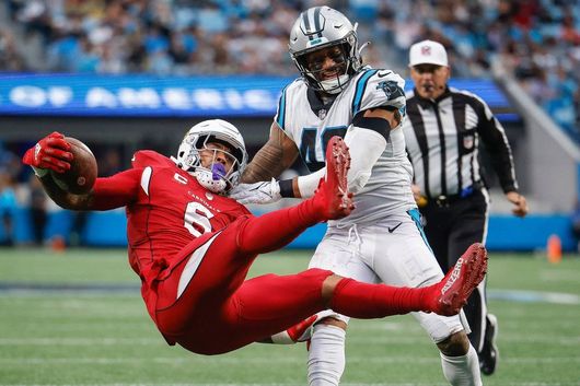 NFL Locals: Carolina Panthers' Frankie Luvu scores pick six against
