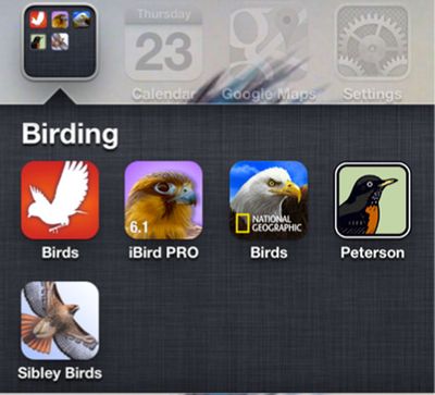 Birding apps abound.