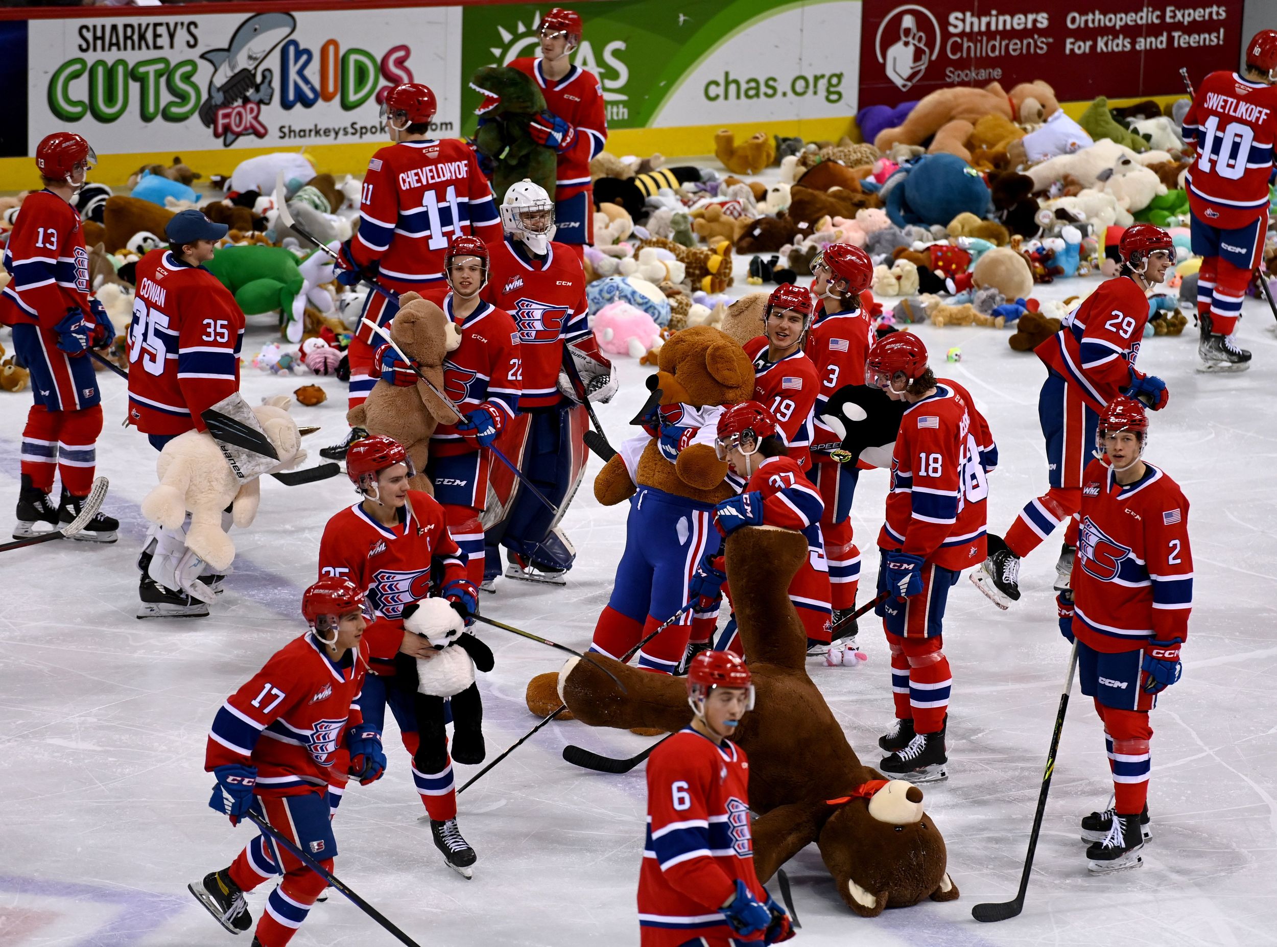 Special Event: Teddy Bear Toss, December 2nd vs University of Illinois