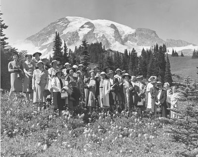 Mount Rainier historic photo
King Collection (King Collection / The Spokesman-Review)
