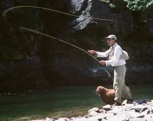 Fly fishing the North Fork of the Coeur d'Alene River. (Rich Landers)