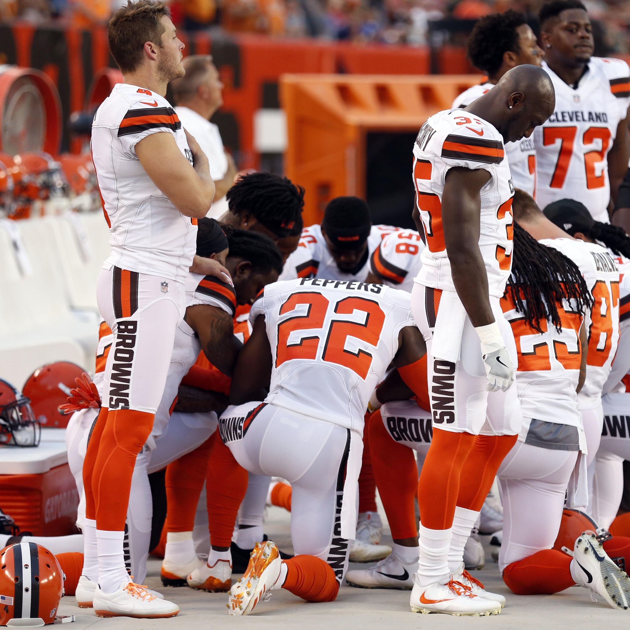 Cleveland Browns to join police, military in pregame show of unity