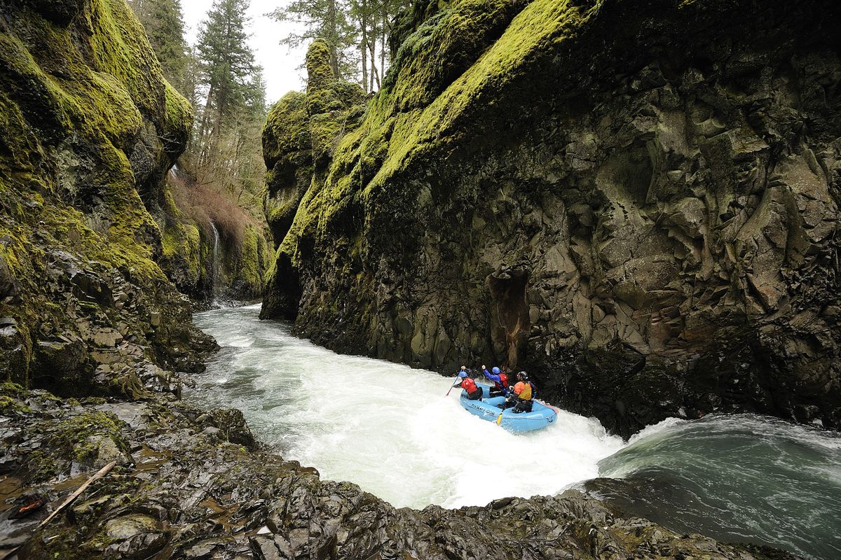 In the spring, when flows are up on Washington