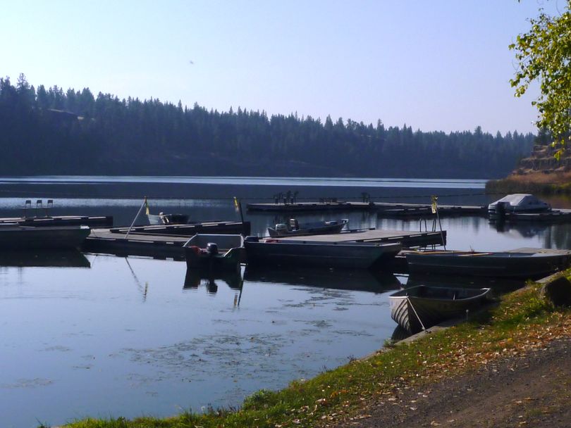 Water temperatures at Fishtrap Lake have been too high for good fishing in August and September, 2012. (Rich Landers)