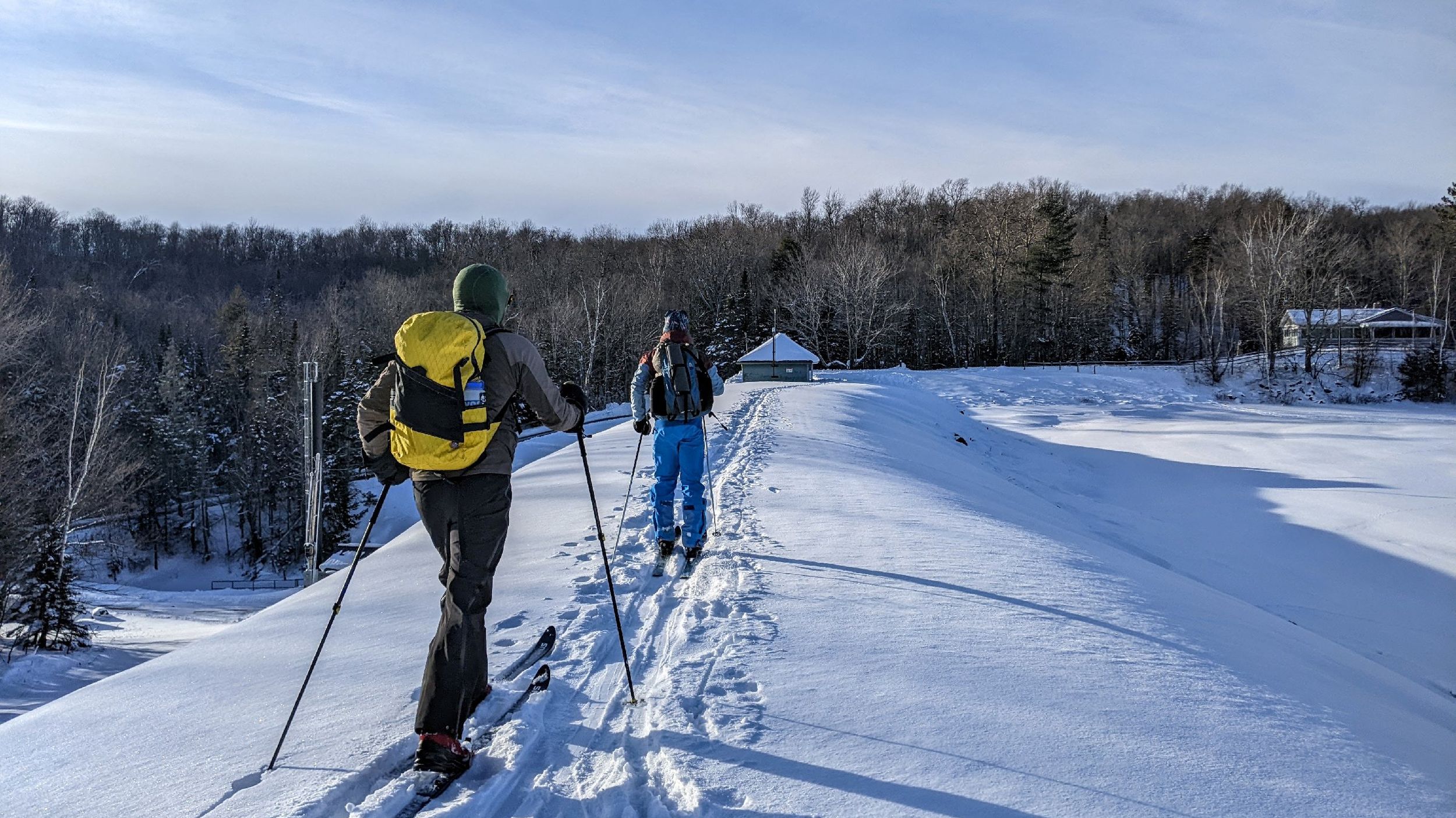 long trail brewing Sticker Skiing 