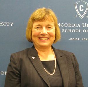 Cathy Silak, dean of Concordia University School of Law in Boise (Betsy Z. Russell)