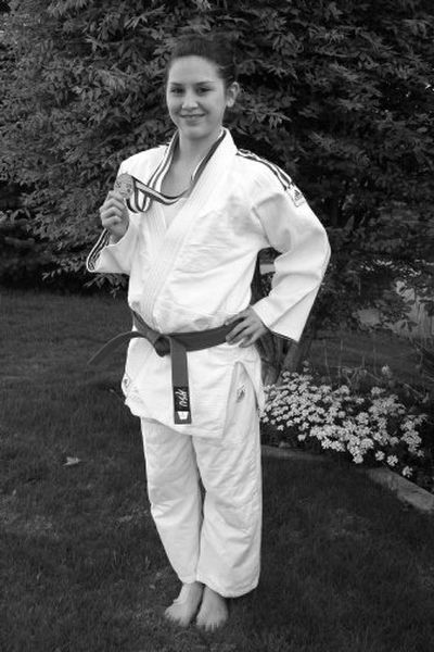 
Shadle Park High School freshman Carly Marcella won a silver medal last month in the 88-pound division at the Pan American Judo Juvenile Championships in Santo Domingo, Dominican Republic. The United States team won 12 medals overall, including two golds. 
 (Courtesy of Carly Marcella / The Spokesman-Review)