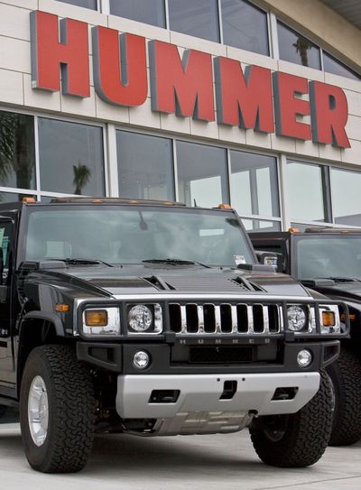 The Hummer brand could be vulnerable as a result of the bankruptcy filing by General Motors. (Associated Press / The Spokesman-Review)