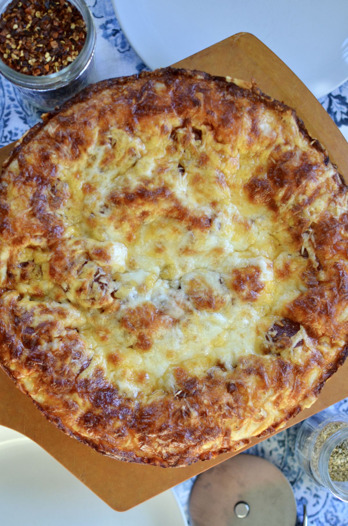 The recipe for this skillet pizza also makes a wonderful focaccia bread.  (Ricky Webster/For The Spokesman-Review)