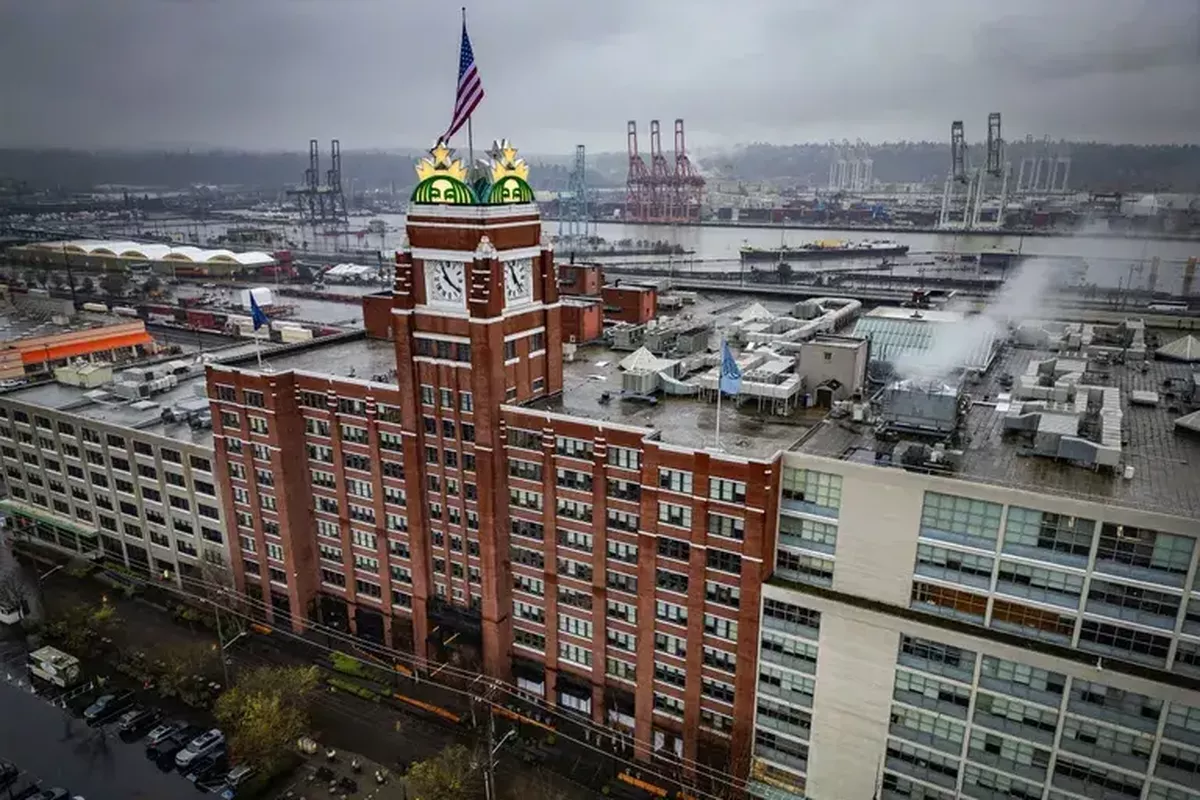 Starbucks Center, headquarters for Starbucks Coffee Company, is seen Tuesday, March 24, 2026, in Seattle. As new details of the Nashville plan spread Tuesday, reaction in Seattle ran the gamut.  (Seattle Times)