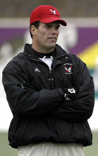 
Football coach Paul Wulff has a base salary of $100,000 in his new contract. 
 (File/Associated Press / The Spokesman-Review)