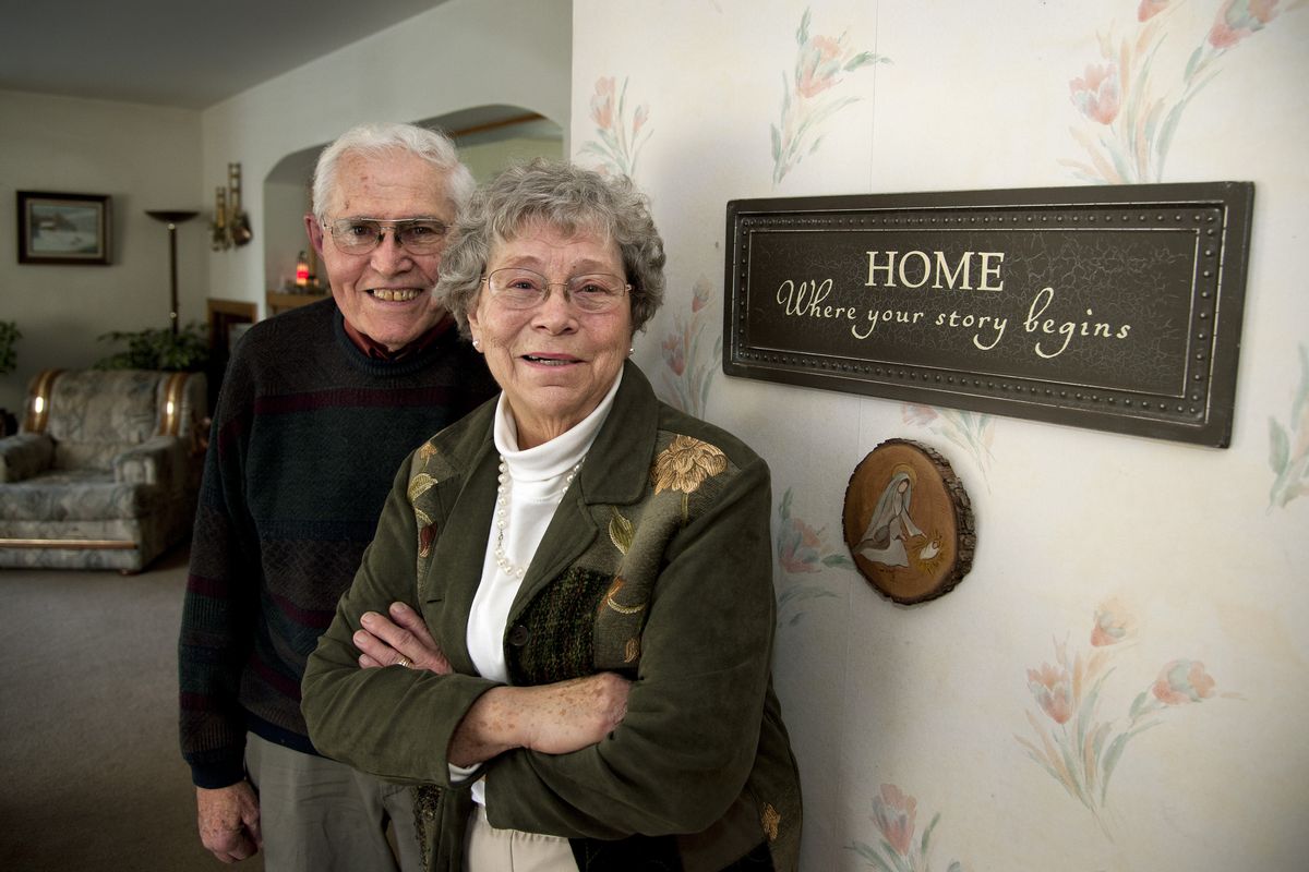 Bill and Irene Zimmer have been married for 61 years. They have lived in the same Spokane Valley home since 1965. (Dan Pelle)