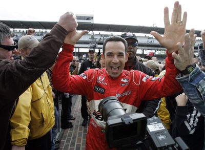 Helio Castroneves was acquitted of tax-evasion charges in April. (Associated Press / The Spokesman-Review)