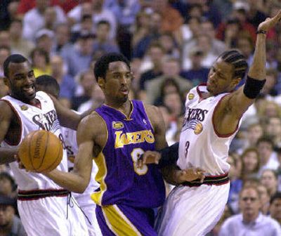 
Kobe Bryant, selected 13th, turned out to be a lucky draft pick by the Los Angeles Lakers in 1996.
 (Associated Press / The Spokesman-Review)
