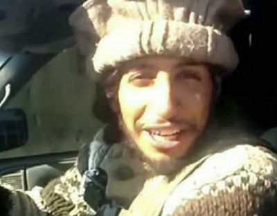 This undated image taken from a Militant Website on Monday, Nov.16, 2015, shows Belgian Abdelhamid Abaaoud. (Militant video via AP)