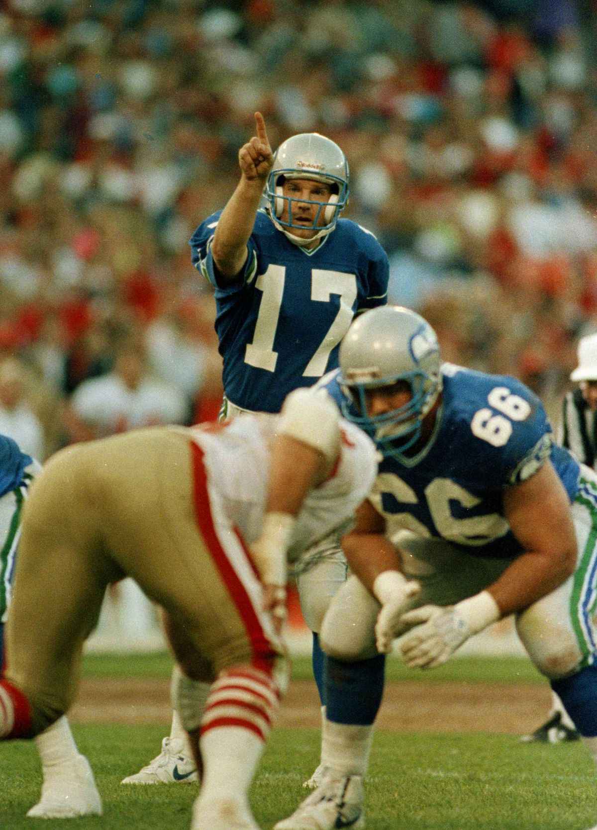 Undrafted QB Dave Krieg tossed 261 touchdown passes. (Associated Press)