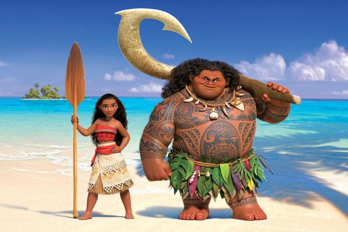 Moana and Maui are the stars of the hit Disney film “Moana.” (Walt Disney Pictures)