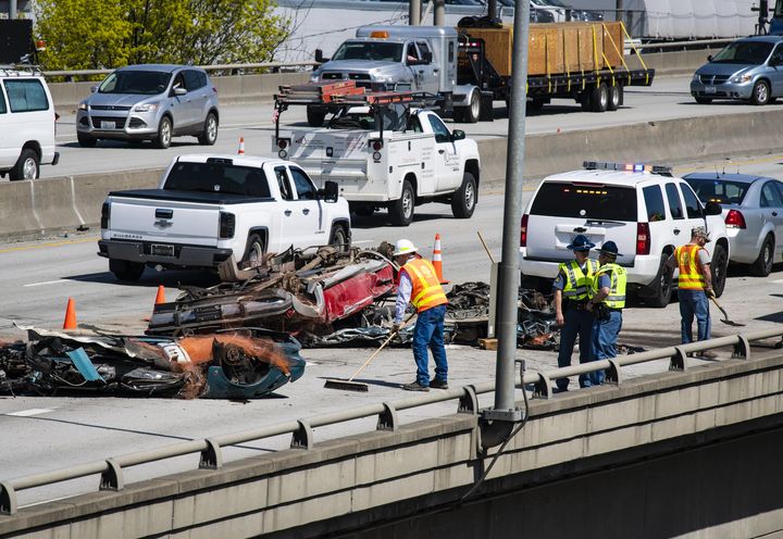 Multiple-vehicle collision snarls traffic on Interstate 90 downtown ...