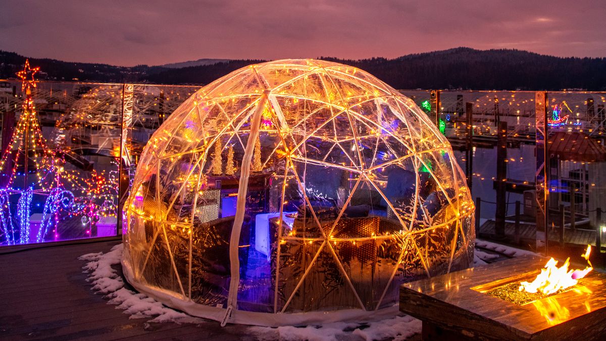 When in domes: Davenport Grand debuted igloo dining last year; Luna