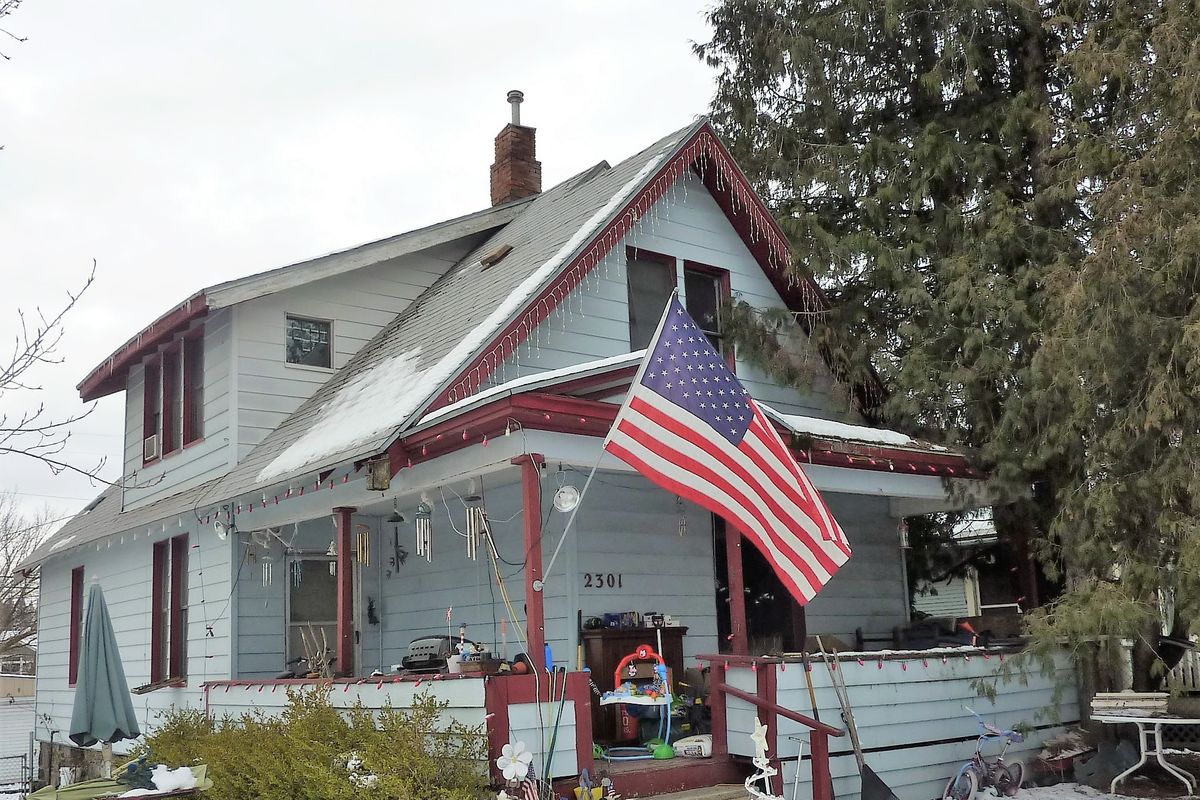 Jack D. Holsclaw’s childhood home in Spokane honors his service with a historic marker placed by the Jonas Babcock Chapter Daughters of the American Revolution reminding pedestrians passing by of Black pilot from Inland Northwest. The house is a private residence.  (Courtesy)