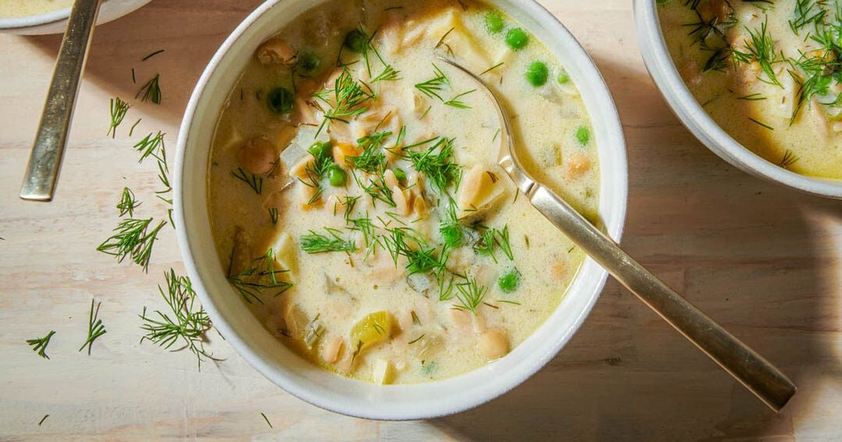 Greek avgolemono holds the key to creamy, dairy-free soups