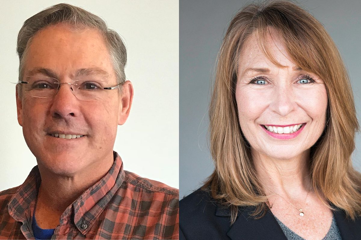 State Rep. Bob McCaslin, a Republican, faces Democrat Mary May, a former Spokane Valley city planner, in the November 2018 election. (The Spokesman-Review and Courtesy)