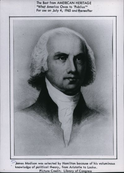 James Madison was one of the most important Founding Fathers, developing a new government from scratch.  (Library of Congress)