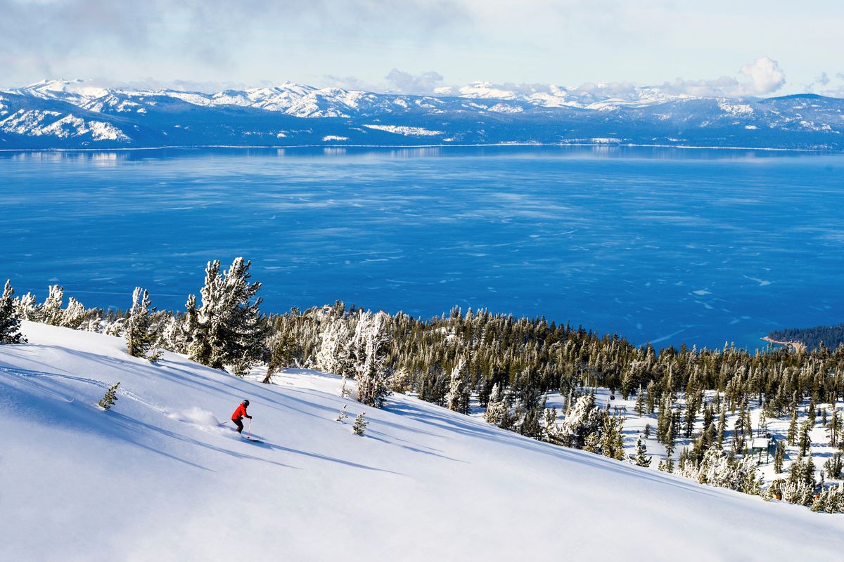 The views of Lake Tahoe are stunning from Heavenly Mountain Resort in South Lake Tahoe, California.  (Rachid Dahnoun)