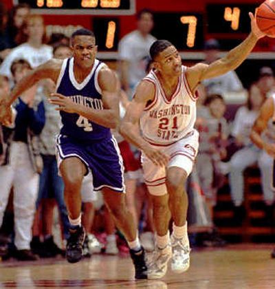 
Tony Harris, right, helped WSU to the NCAA tournament in 1994. Associated Press
 (File Associated Press / The Spokesman-Review)