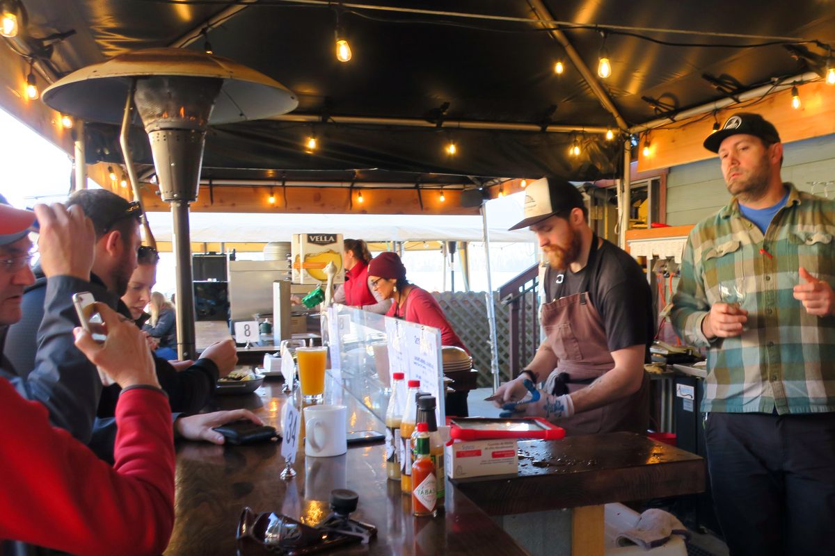 Hama Hama Oyster Saloon is a tasty stop along Hood Canal.  (John Nelson)