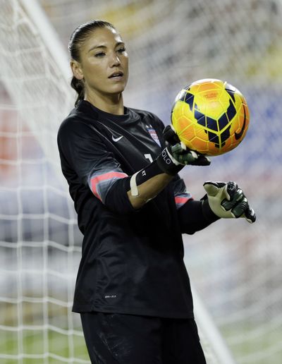 The U.S. women’s soccer team was missing suspended goalkeeper Hope Solo, losing to France 2-0. (Associated Press)