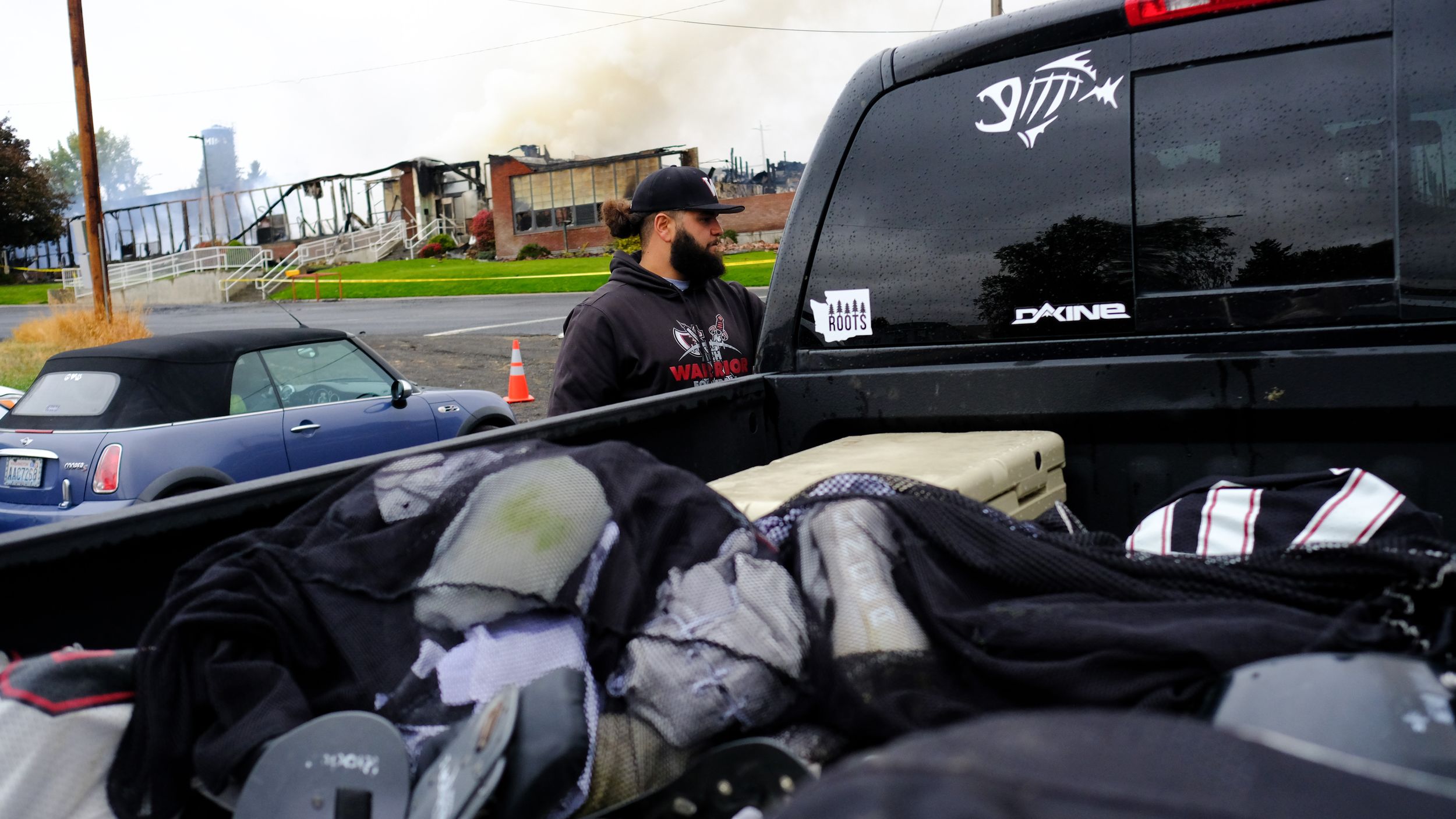 Almira Elementary School destroyed by fire Oct. 13, 2021 The