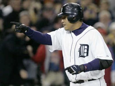 
Miguel Cabrera is starting to find his way in Detroit. Associated Press
 (Associated Press / The Spokesman-Review)
