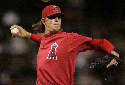 
Angels pitcher Jered Weaver was the team's first-round draft pick in 2004.
 (Associated Press / The Spokesman-Review)