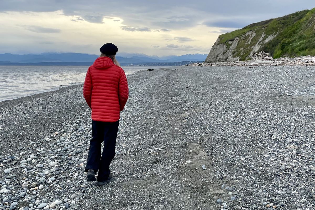 The beach at Fort Casey Historical State Park is beautiful, with views of the Salish Sea. (Leslie Kelly)