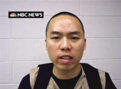 
This  NBC News image from April 19, 2007, shows Virginia Tech gunman Cho Seung-Hui. FILE Associated Press
 (FILE Associated Press / The Spokesman-Review)