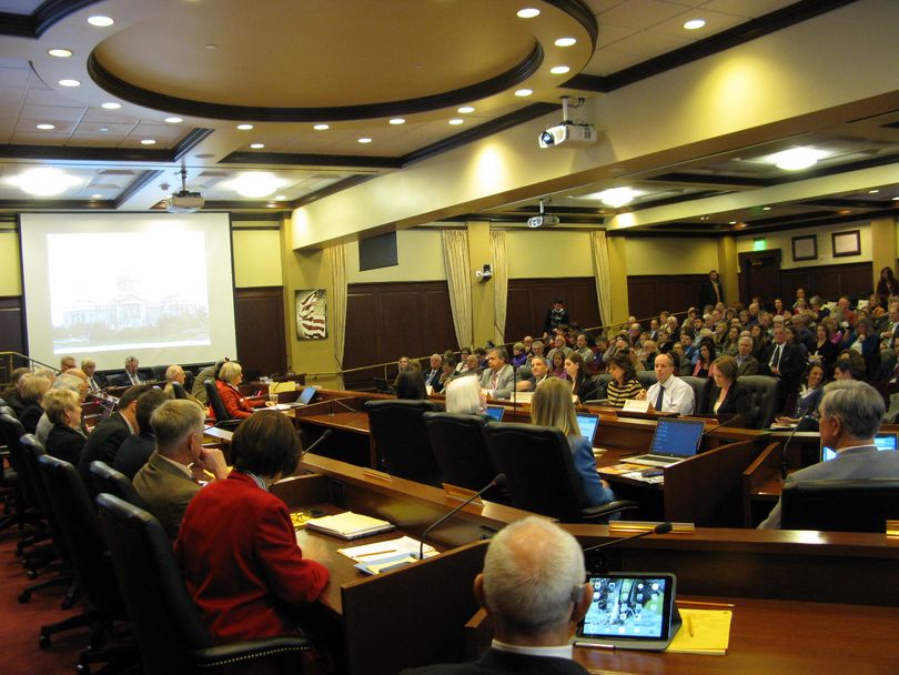 Forum on Idaho core standards Wednesday afternoon in the Lincoln Auditorium at the Idaho state Capitol (Betsy Russell)