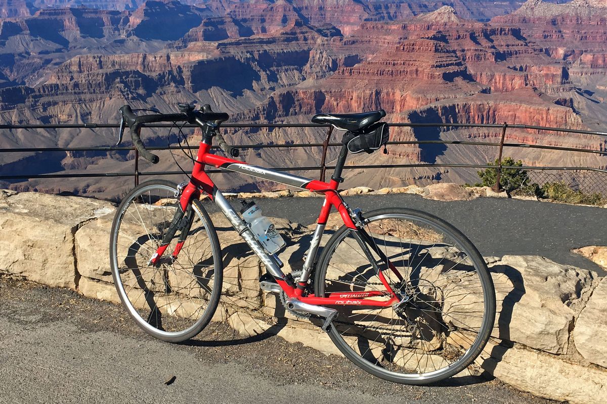 The South Rim of the Grand Canyon is a wonderful place to explore by bicycle. (John Nelson)