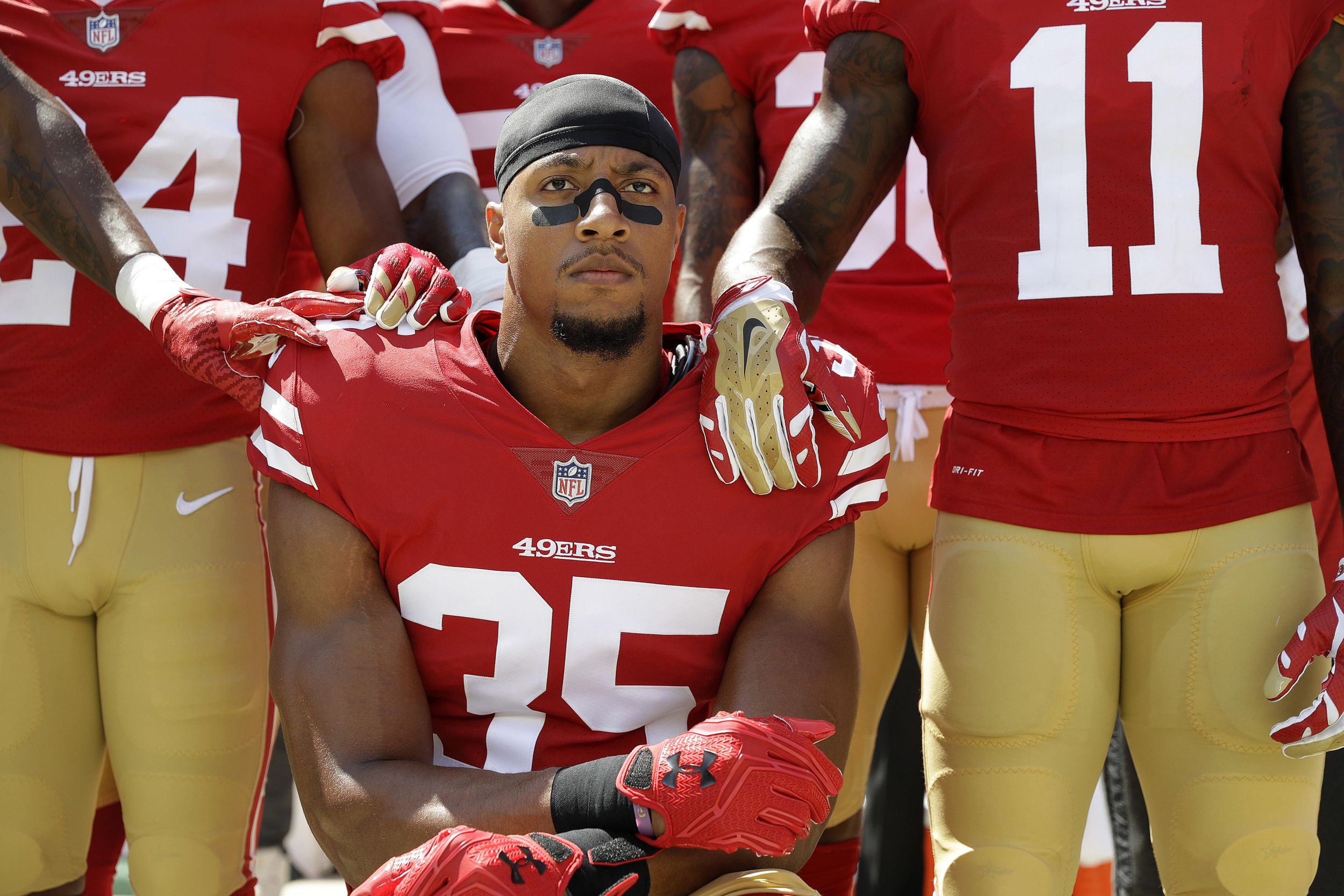 Chiefs' Justin Reid says he was asked about kneeling for national anthem  during his draft interviews in 2018