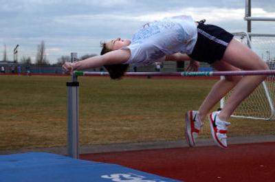 
Central Valley High's Hailey Ficklin practices the high jump. Ficklin who is a junior took second at regionals last year. 
 (Liz Kishimoto / The Spokesman-Review)