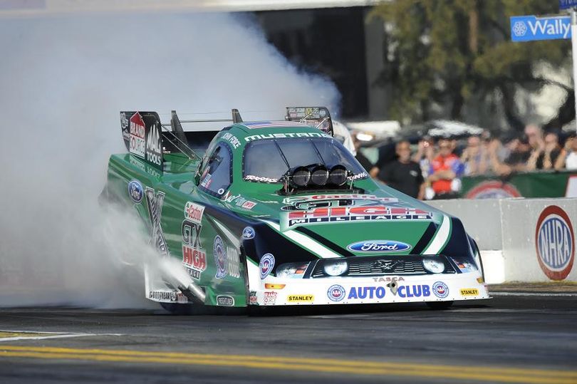 John Force is still going strong at the young age of 62. (Photo courtesy of NHRA)