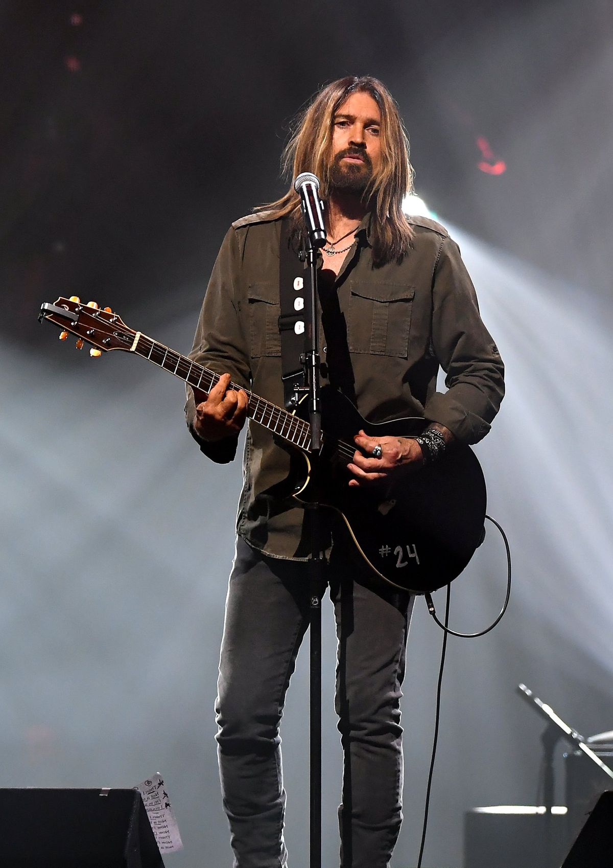 Billy Ray Cyrus performs onstage at the 24th annual Keep Memory Alive “Power of Love Gala” benefit for the Cleveland Clinic Lou Ruvo Center for Brain Health at MGM Grand Garden Arena on March 7, 2020, in Las Vegas, Nevada. (Bryan Steffy/Getty Images for Keep Memory Alive/TNS) (Bryan Steffy/Getty Images North America/TNS)